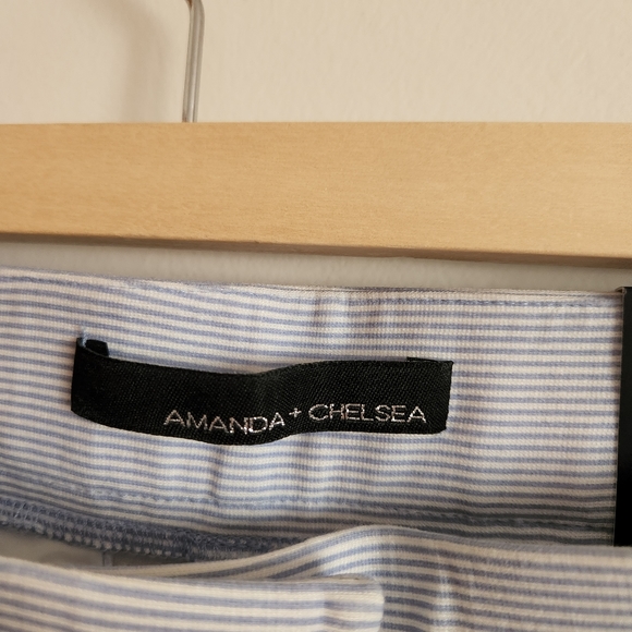 AMANDA AND CHELSEA/Chambray StrapPants / 2 / NWT - Picture 5 of 6